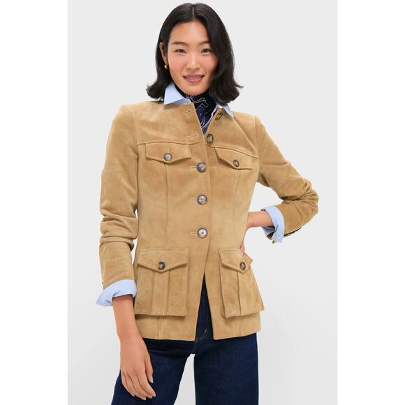 Gap Jackets & Blazers - GAP Tan Suede Jacket